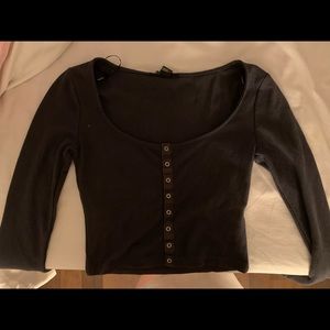 Long sleeves cropped